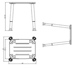 Sapho Koupelnová stolička, bambus AE865