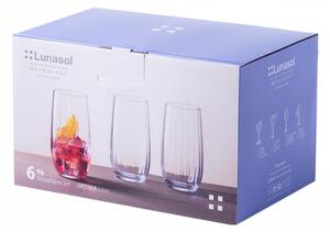 Lunasol - Poháry Tumbler 490 ml set 6 ks – Optime Line Glas Lunasol (322688)