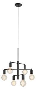 Markslöjd 108717 - Lustr na lanku CIELO 6xE27/40W/230V černá