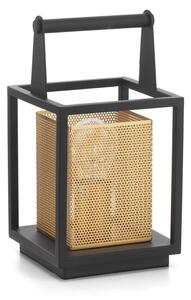 ONLI - Stolní lampa MALIK 1xE27/22W/230V 29 cm zlatá/černá