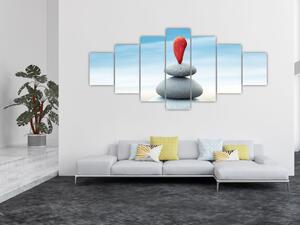 Obraz - Rovnováha s kameny (210x100 cm)