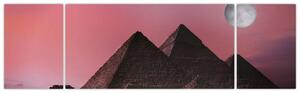 Obraz - Pyramidy Giza, Egypt (170x50 cm)
