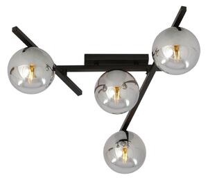 Stropní svítidlo SMART 4xE14/10W/230V černá/šedá