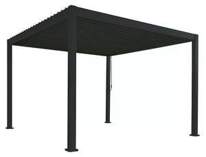 Zahradní stínění REFLECT černé 3x3m - sloupy 8 cm Ostatní