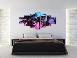 Obraz - Palmy v Miami (210x100 cm)