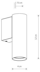 Nowodvorski Lighting Fourty nástěnné svítidlo 1x10 W bílá 10746