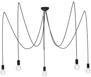 Nowodvorski Lighting Spider závěsné svítidlo 5x25 W černá 6788