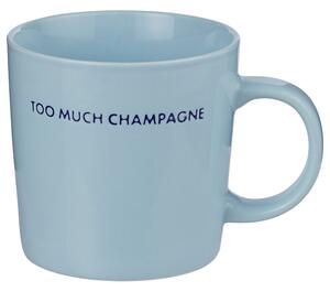 GOOD VIBES Hrnek "Champagne" 400 ml - modrá