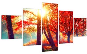 Obraz - Podzimní krajina (125x70 cm)