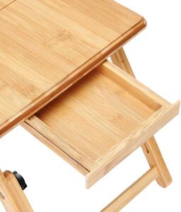 FurniGO Bambusový stolek na notebook