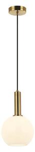 Zambelis 22071 - Lustr na lanku 1xE27/40W/230V pr. 20 cm zlatá
