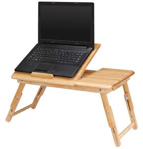 Deuba Bambusový stolek na notebook