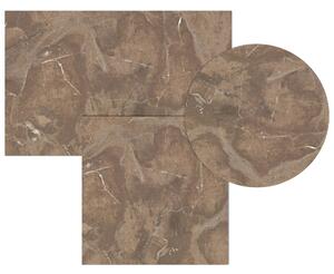 Zahradní stolová deska UTAH BROWN 70 CM Exteriér | Zahradní stoly