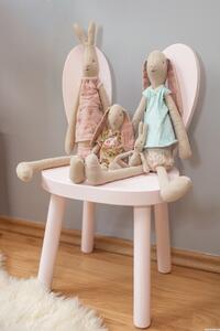 Dřevěná dětská židle Bunny - mini (Dřevěná dětská židle)
