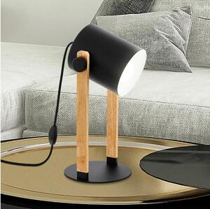 Eglo 43047 - Stolní lampa HORNWOOD 1xE27/28W/230V