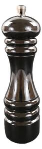 AMADEA Dřevěný mlýnek na koření černý, 18 cm
