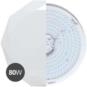 ECOLITE LED stmívatelné stropní / nástěnné osvětlení DIAMANT, 80W WZSD-80/80W/LED