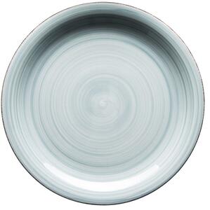Jídelní plochý talíř, 27 cm, Bel Tempo Barva: Světle modrá