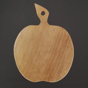AMADEA Dřevěné prkénko servírovací jablko, masivní dřevo, 31 x 23,5 cm
