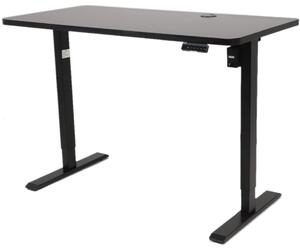 Výškově nastavitelný elektrický stůl BestBerg BBAT-14BB / rozměr 140x70 cm / výška 70-114 cm / černá