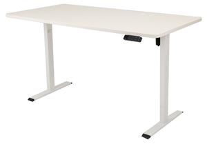 Výškově nastavitelný elektrický stůl BestBerg BBAT-16WW / rozměr 160x80 cm / výška 70-114 cm / bílá