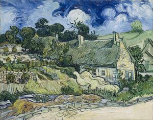 Obrazová reprodukce Thatched cottages at Cordeville, Auvers-sur-Oise, Vincent van Gogh