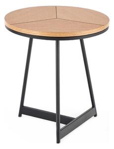 Konferenční stolek CARIDA 45 cm černá/dřevo