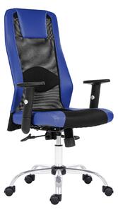 Antares Kancelářská židle Sander - synchro, černá/modrá