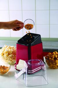 Popcornovač Swiss home 1100 W / červená