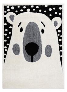 Koberec JOY Teddy krém / černý