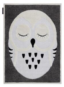 Koberec JOY Owl šedý / krém