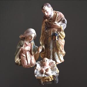 AMADEA Figurky Svatá rodina 4 cm