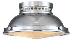 Industriální stropní světlo Hinkley AMELIA chrom/2x E27