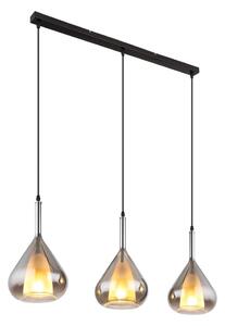 Globo 15542-3 - Lustr na lanku GEEKY 3xE27/60W/230V černá