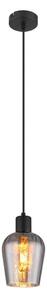 Globo 15627 - Lustr na lanku RYAN 1xE27/40W/230V pr. 13,5 cm černá