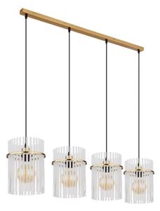 Globo 15698-4HM - Lustr na lanku GORLEY 4xE27/60W/230V zlatá