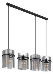Globo 15698-4H - Lustr na lanku GORLEY 4xE27/60W/230V černá