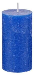RUSTIC Svíčka 13 cm - modrá