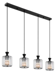 Globo 15742-4 - Lustr na lanku JORDANA 4xE27/60W/230V černá