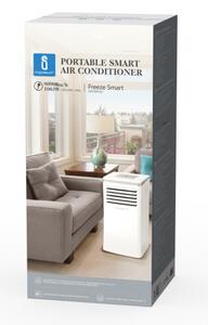 Aigostar - Chytrá mobilní klimatizace 3v1 1003W/230V 9000 BTU Wi-Fi bílá + dálkí