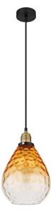 Globo 15786H - Lustr na lanku SALVY 1xE27/60W/230V pr. 21 cm oranžová