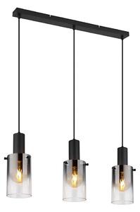Globo 15907-3H - Lustr na lanku FLORENTINA 3xE27/40W/230V černá