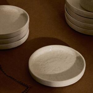 Bílý keramický dezertní talíř Kave Home Setisa 18,5 cm