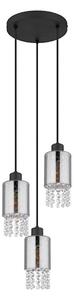 Globo 15799-3H - Lustr na lanku BACKEY 3xE27/40W/230V pr. 25 cm černá