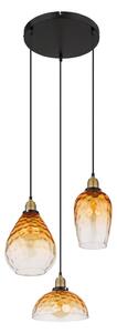 Globo 15786-3H1 - Lustr na lanku SALVY 3xE27/60W/230V pr. 46 cm oranžová