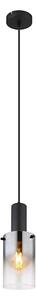 Globo 15907H - Lustr na lanku FLORENTINA 1xE27/40W/230V pr. 12,5 cm černá