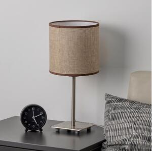 Brilagi - LED Stolní lampa NUBILA 1xE27/60W/230V hnědá