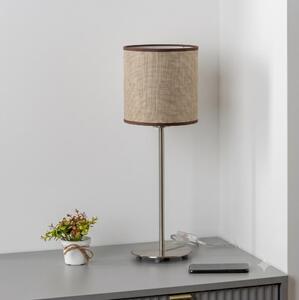 Brilagi - LED Stolní lampa NUBILA 1xE27/60W/230V hnědá