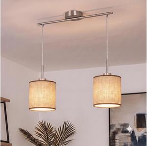 Brilagi - LED Lustr na lanku NUBILA 2xE27/60W/230V hnědá
