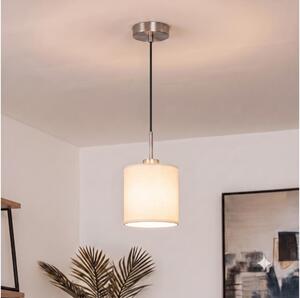 Brilagi - LED Lustr na lanku NUBILA 1xE27/60W/230V pr. 14 cm černá/krémová